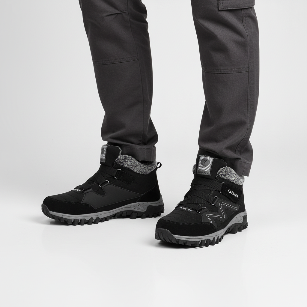 Thermoschuhe Herren Gefüttert Rutschfest Winterspaziergang