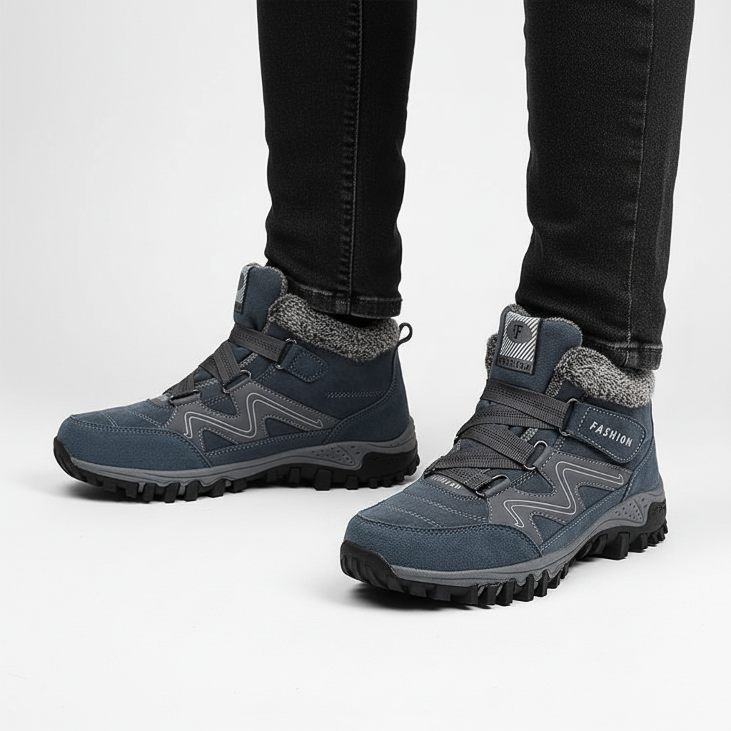Thermoschuhe Herren Gefüttert Rutschfest Winterspaziergang