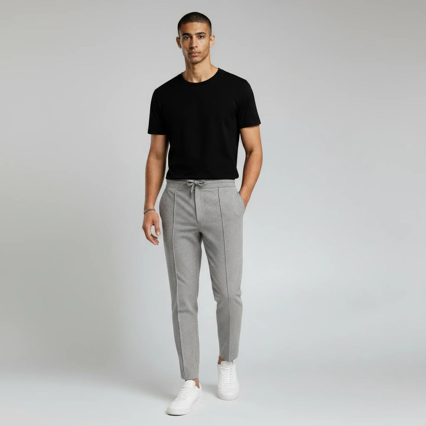 Herren Slim Fit Jogginghose Freizeit mit strukturierter Oberfläche