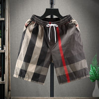 Shorts Herren Regular Fit Freizeit mit verstellbarem Bund