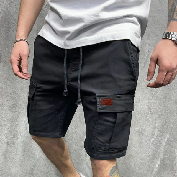 Herren Cargo Shorts Regular Fit Freizeit mit vielen Taschen