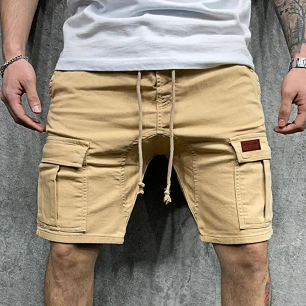 Herren Cargo Shorts Regular Fit Freizeit mit vielen Taschen