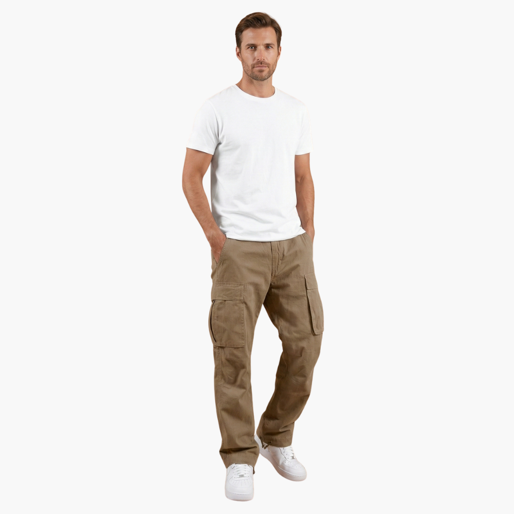 Herren Cargohosen | Bequeme Cargo-Hose mit Praktischen Taschen | Vielseitige Outdoor-Bekleidung für Alltag und Abenteuer 1