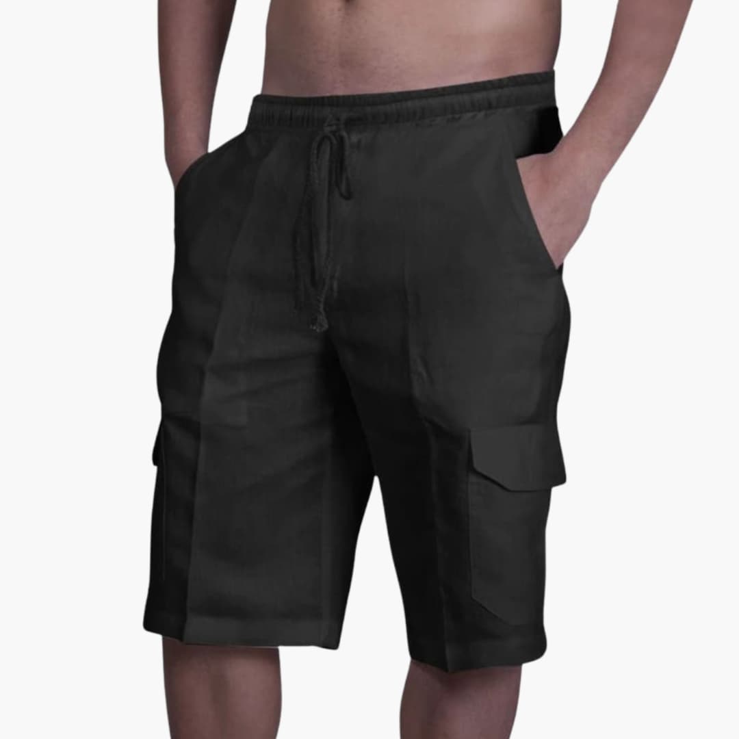 Herren Cargoshorts | Kurze Hosen für Herren mit Kordelzug & Taschen | Bequeme Passform für den Sommer 1