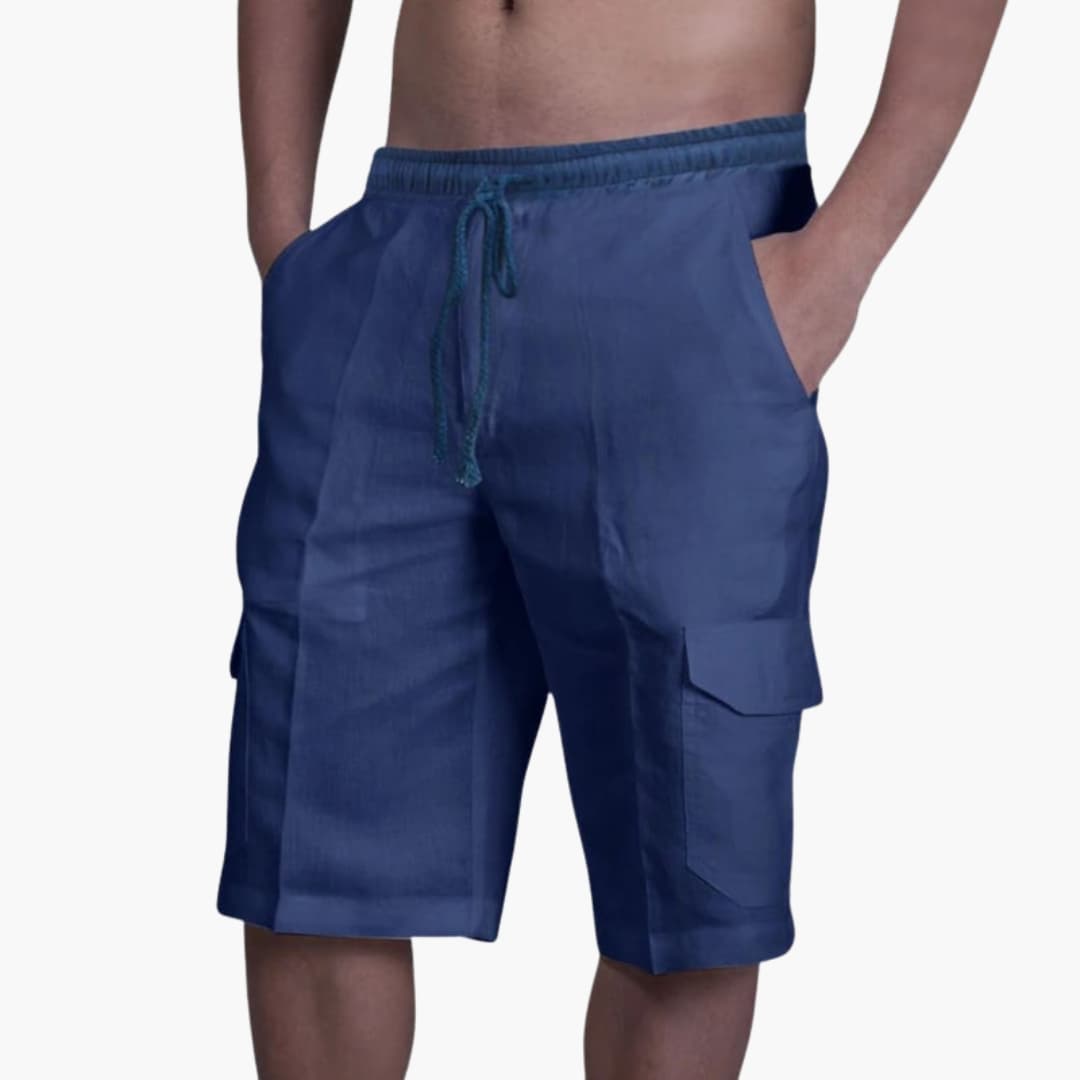 Herren Cargoshorts | Kurze Hosen für Herren mit Kordelzug & Taschen | Bequeme Passform für den Sommer 3