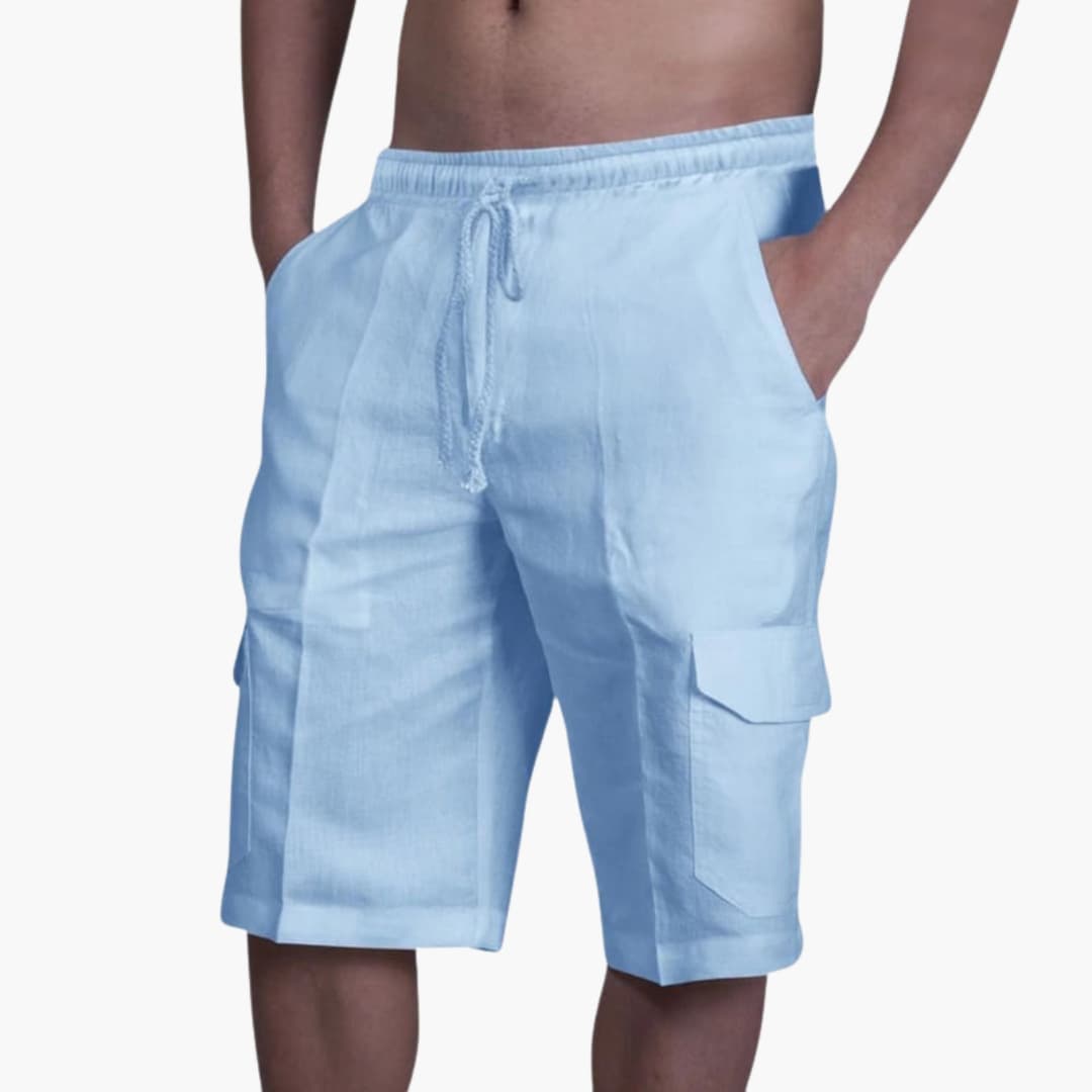 Herren Cargoshorts | Kurze Hosen für Herren mit Kordelzug & Taschen | Bequeme Passform für den Sommer 4