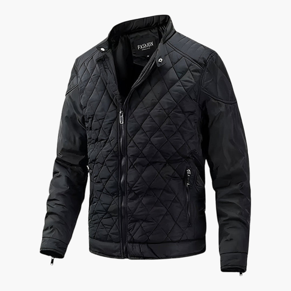 Herren Jacke | Wattierte Steppjacke mit Reißverschluss I Übergangsjacke