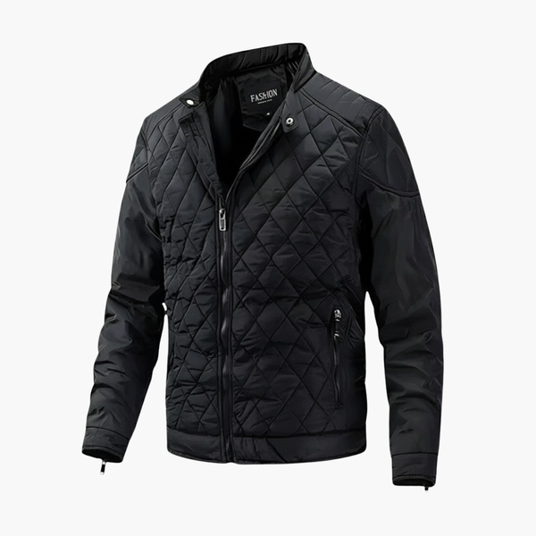 Herren Jacke | Wattierte Steppjacke mit Reißverschluss I Übergangsjacke