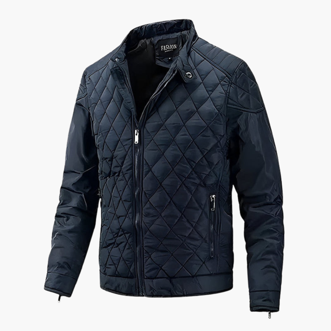 Herren Jacke | Wattierte Steppjacke mit Reißverschluss für Wärme und Stil 3