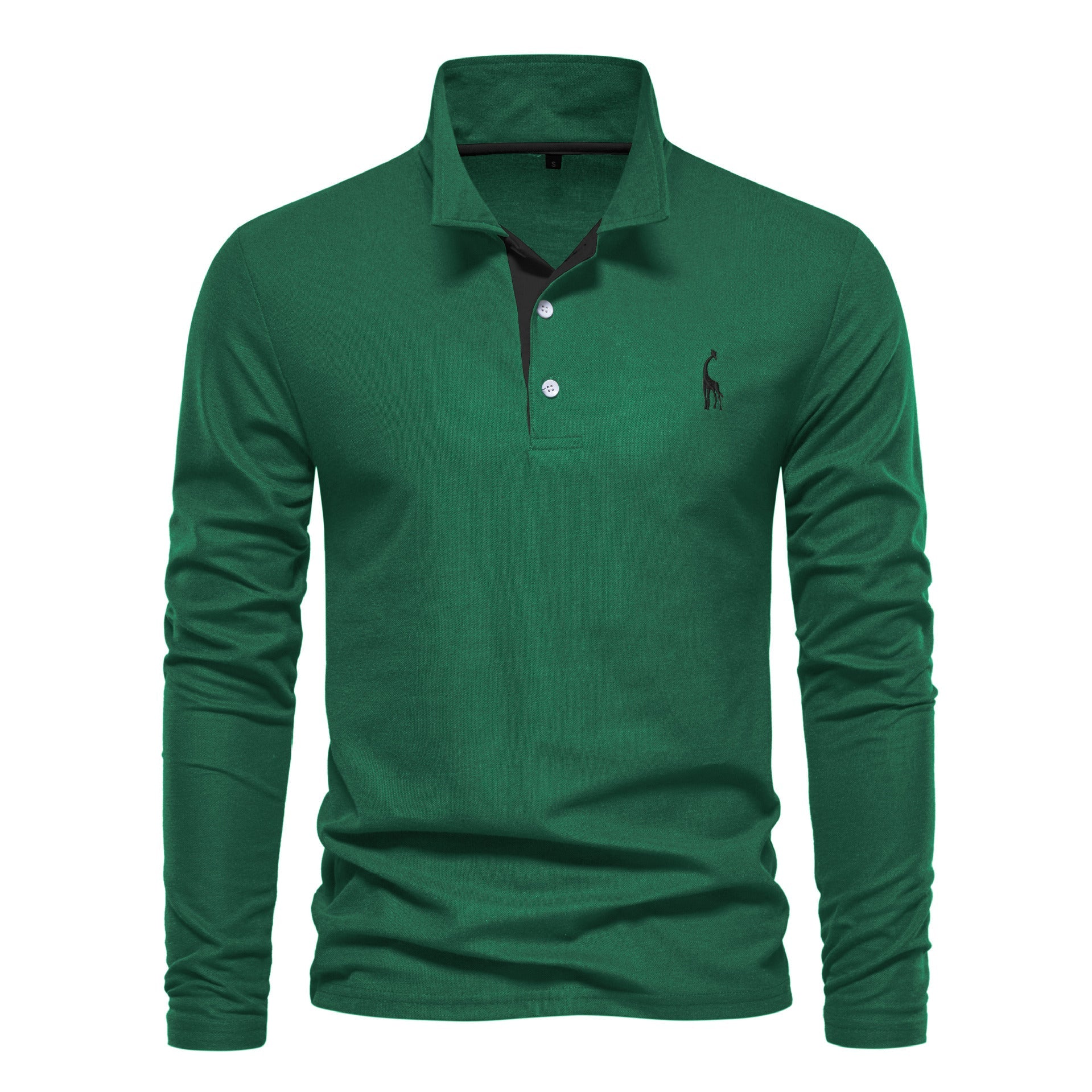 Herren Poloshirt Langarm aus Atmungsaktiver Baumwolle | Modernes Design für Bequemen Tragekomfort 0