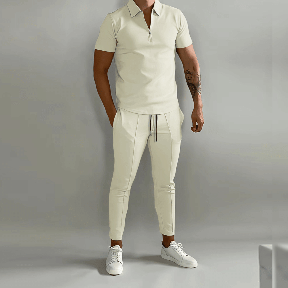 Herren Poloshirt mit Reißverschluss | Bequeme Freizeitmode für Stil und Komfort 2
