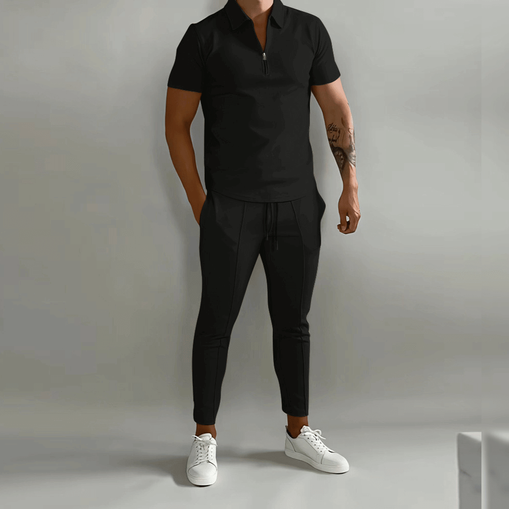 Herren Poloshirt mit Reißverschluss | Bequeme Freizeitmode für Stil und Komfort 3