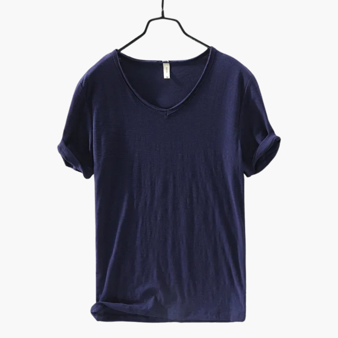 Herren T-Shirt Rundhalsausschnitt Kurzarm Casual für Alltag 4
