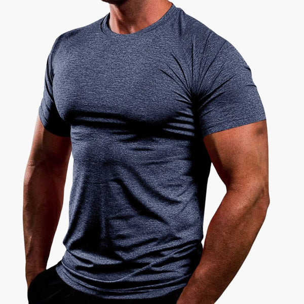 Herren T-Shirt Rundhalsausschnitt Kurzarm Lässig Alltag Casual