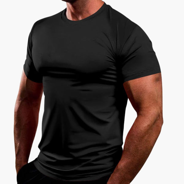 Herren T-Shirt Rundhalsausschnitt Kurzarm Lässig Alltag Casual