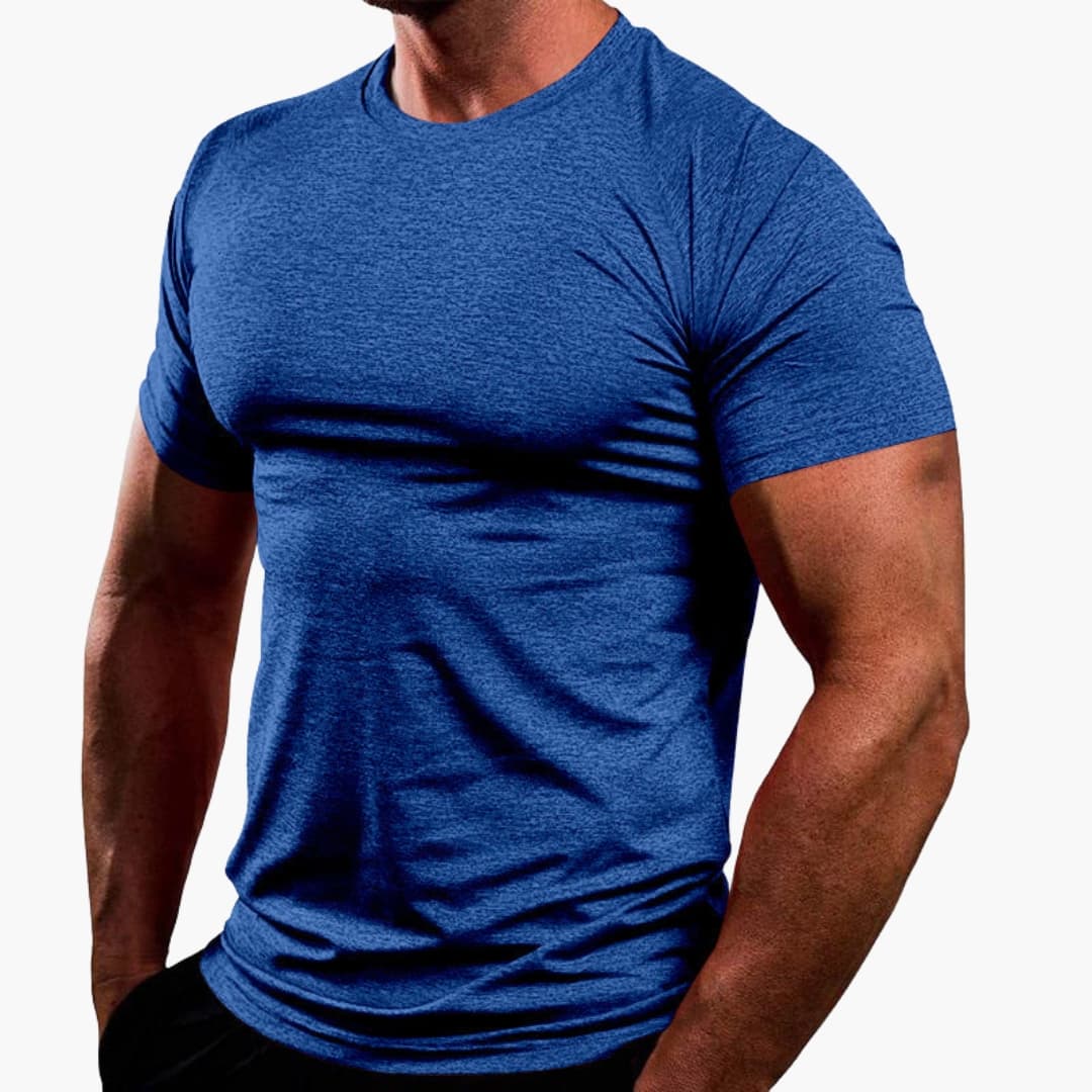 Herren T-Shirt Rundhalsausschnitt Kurzarm Lässig Alltag Casual 2