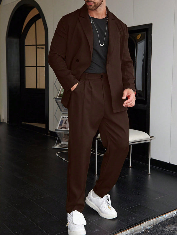 Herrenanzug Set für formelle Anlässe | Blazer und Bundfaltenhose