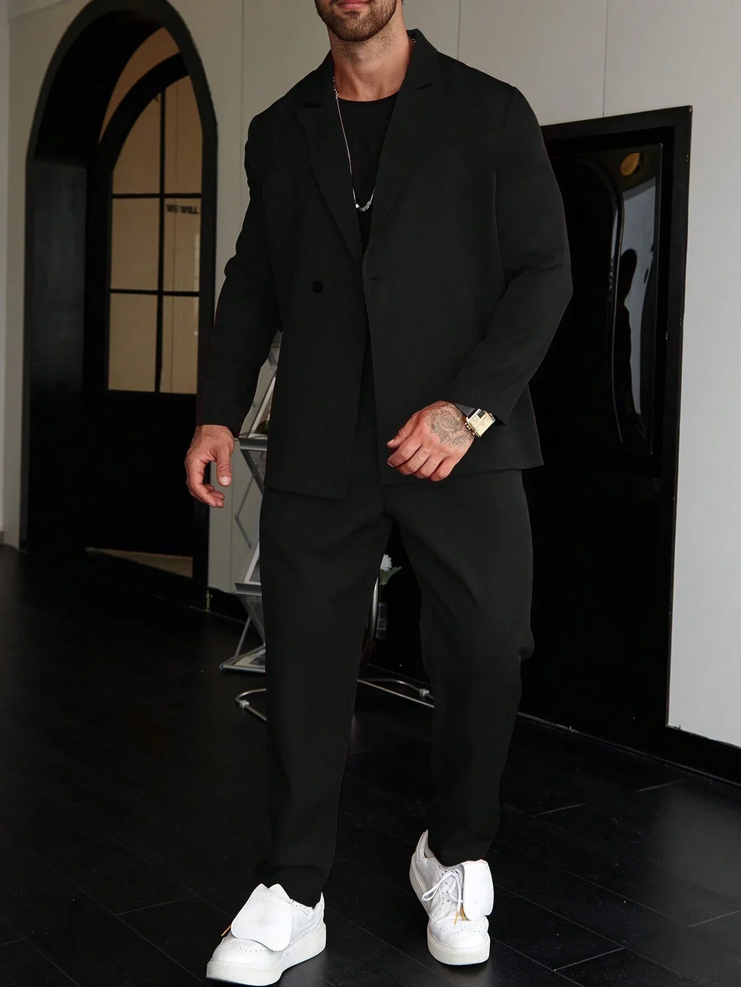 Herrenanzug Set für formelle Anlässe | Blazer und Bundfaltenhose