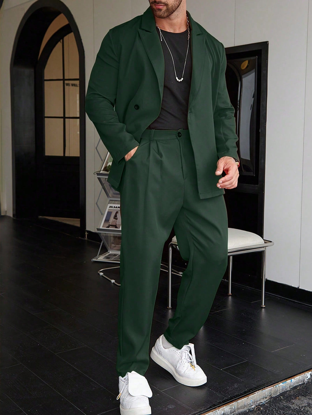 Herrenanzug Set für formelle Anlässe | Blazer und Bundfaltenhose