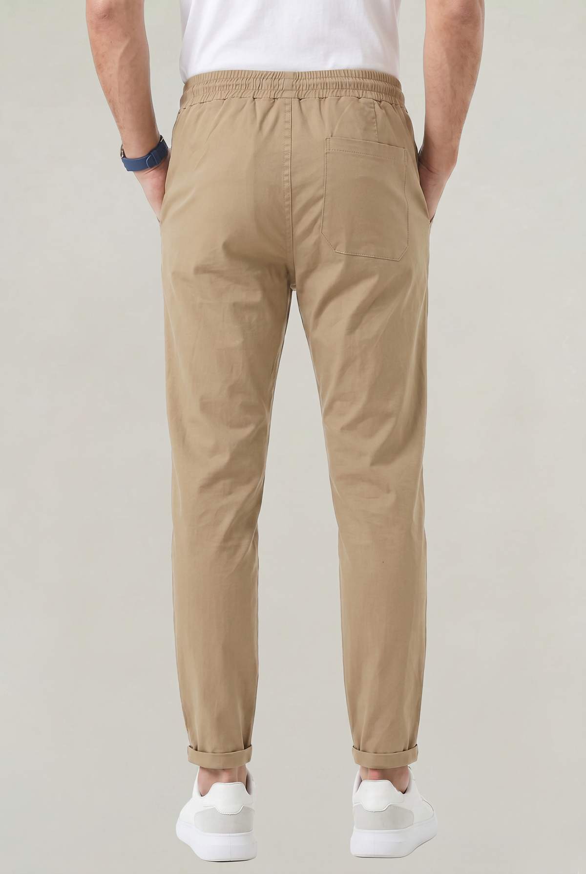 Herren Hose Slim Fit Freizeit mit elastischem Bund