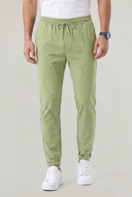 Herren Hose Slim Fit Freizeit mit elastischem Bund