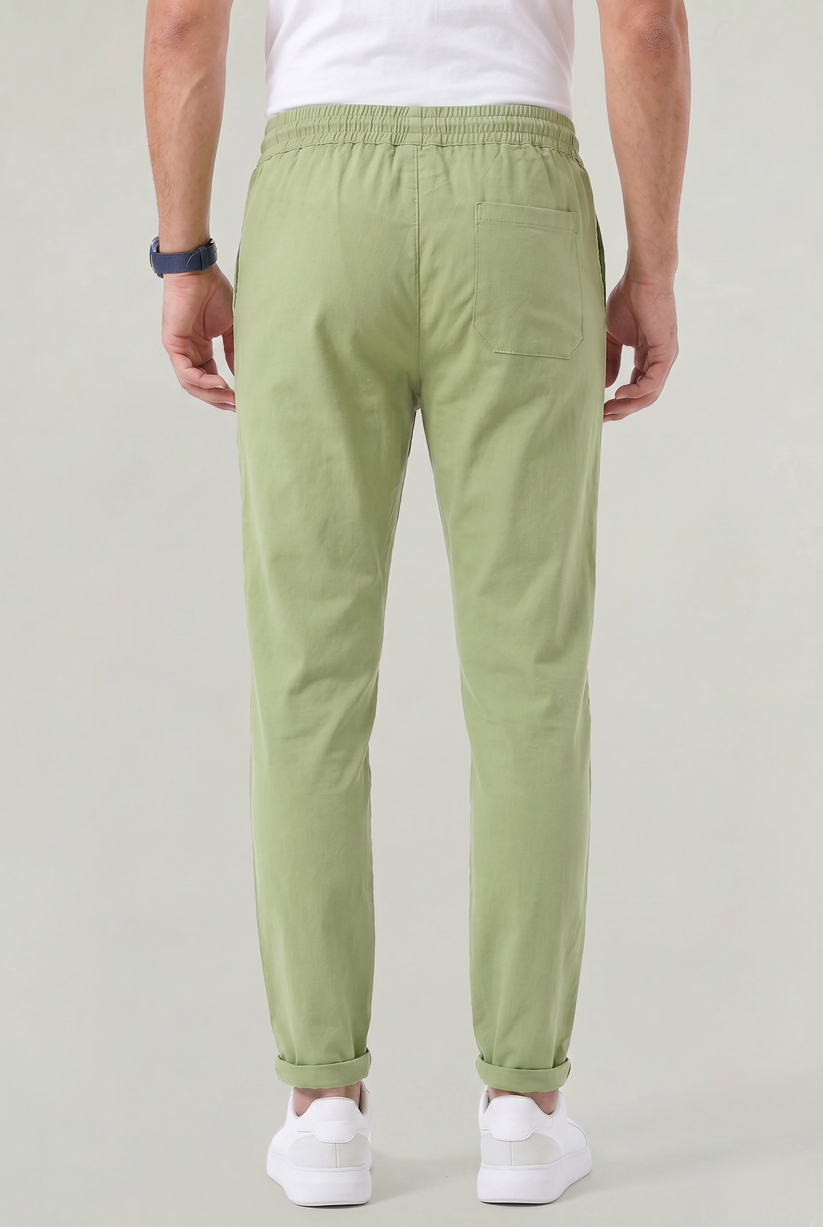Herren Hose Slim Fit Freizeit mit elastischem Bund