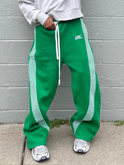 Jogginghose Unisex mit Streifeneinsätzen für Damen und Herren im Lässigen Stil 7