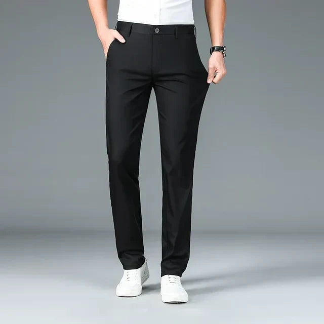 John I Hose Herren Gerade Business Regular Fit