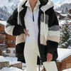 Kapuzenjacke Damen Relaxed Fit Winter Freizeit