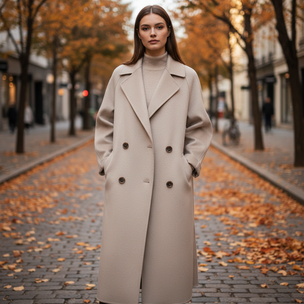 Maja I Damenmantel Klassisch Regular Fit Herbst Winter Freizeit