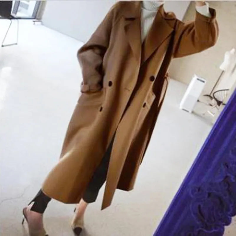Maja I Damenmantel Klassisch Regular Fit Herbst Winter Freizeit