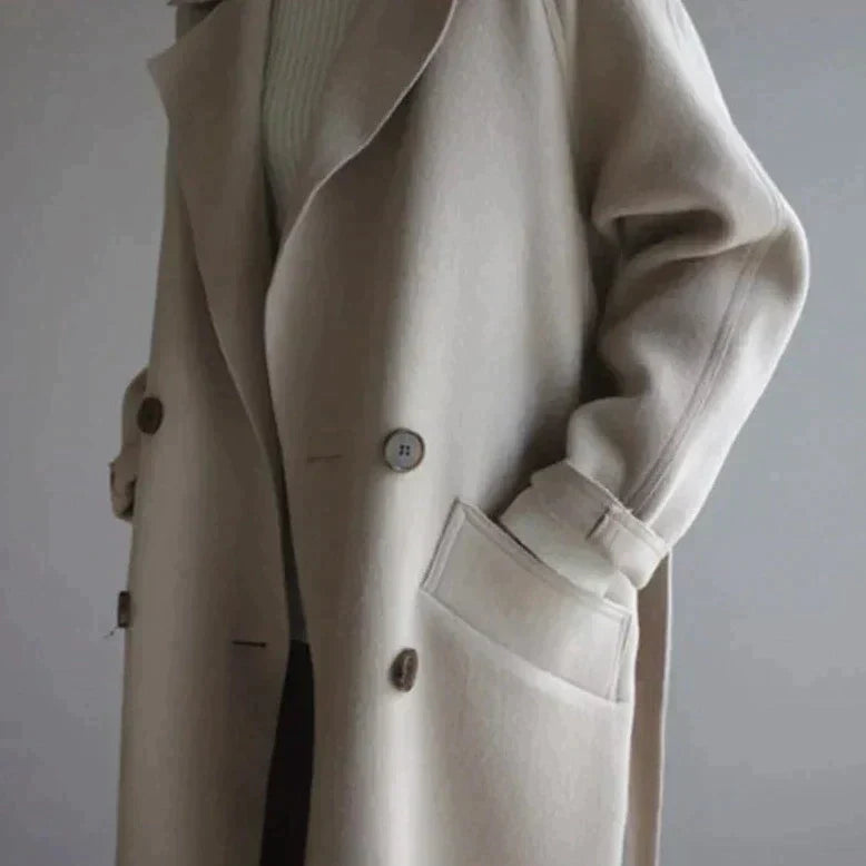 Maja I Damenmantel Klassisch Regular Fit Herbst Winter Freizeit