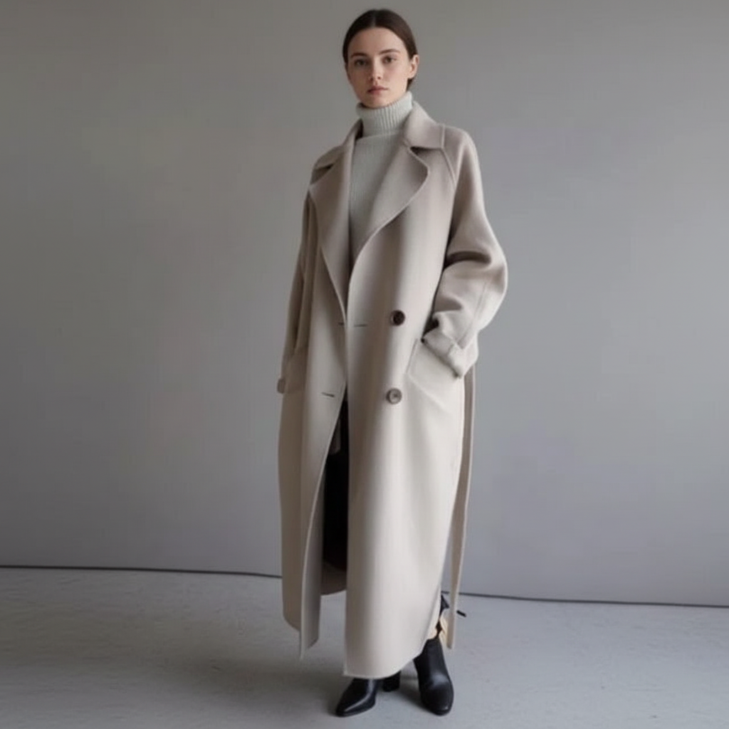 Maja I Damenmantel Klassisch Regular Fit Herbst Winter Freizeit