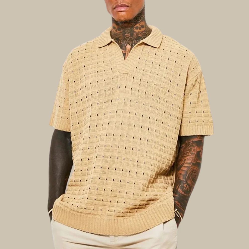 Klassisches Herren Poloshirt mit Neon-Akzenten | Bequeme Baumwollmischung für Stil und Komfort 2