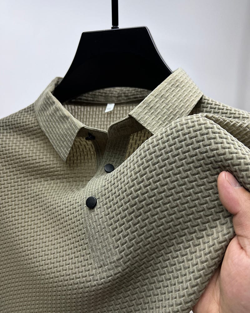 Klassisches Kurzarm-Poloshirt für Herren mit strukturiertem Design | Bequem und vielseitig für den Alltag 3