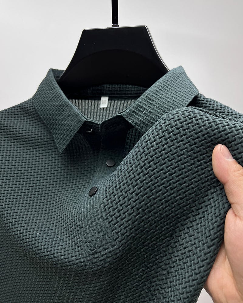 Klassisches Kurzarm-Poloshirt für Herren mit strukturiertem Design | Bequem und vielseitig für den Alltag 7