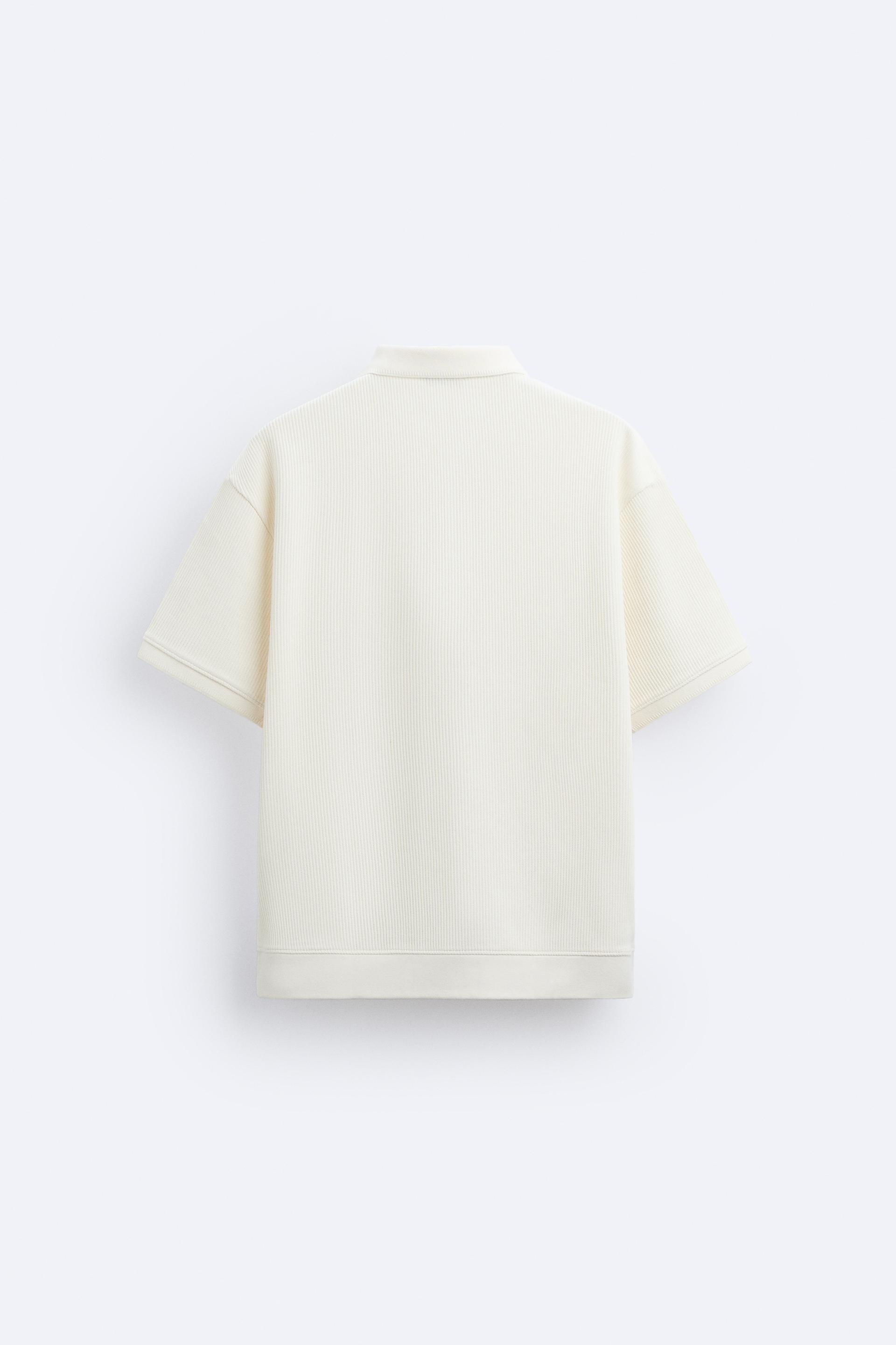 Klassisches Poloshirt Herren | Kurzarm in Cremeweiß mit Atmungsaktiver Baumwollmischung | Bequem und Vielseitig für Jeden Anlass 3