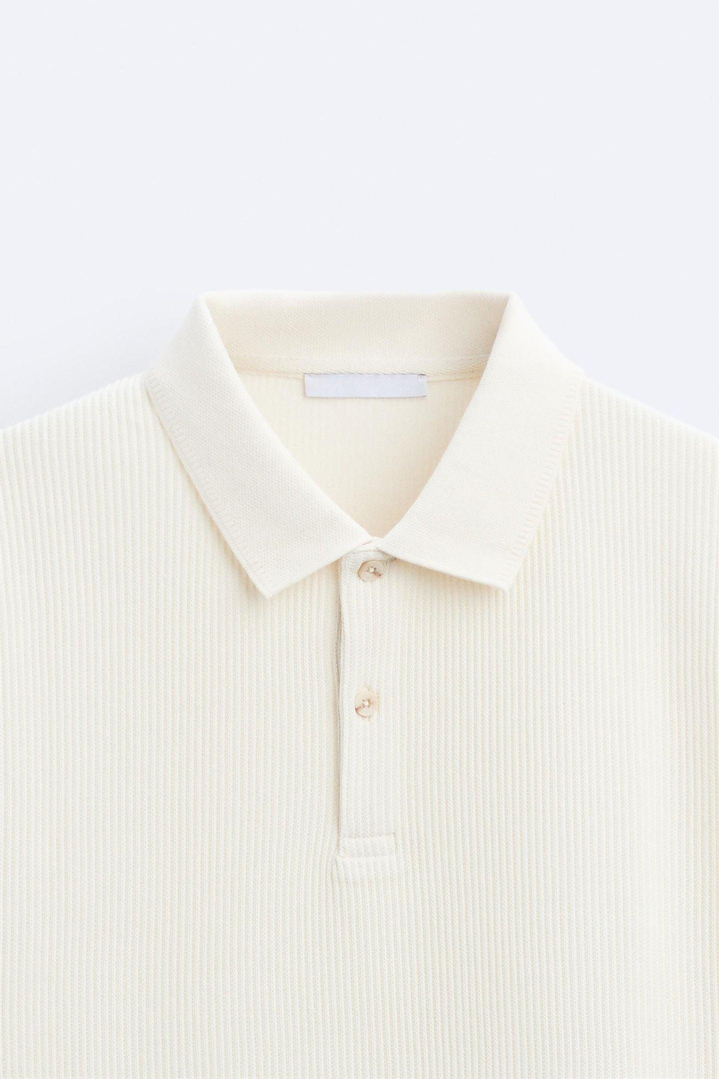 Klassisches Poloshirt Herren | Kurzarm in Cremeweiß mit Atmungsaktiver Baumwollmischung | Bequem und Vielseitig für Jeden Anlass 4