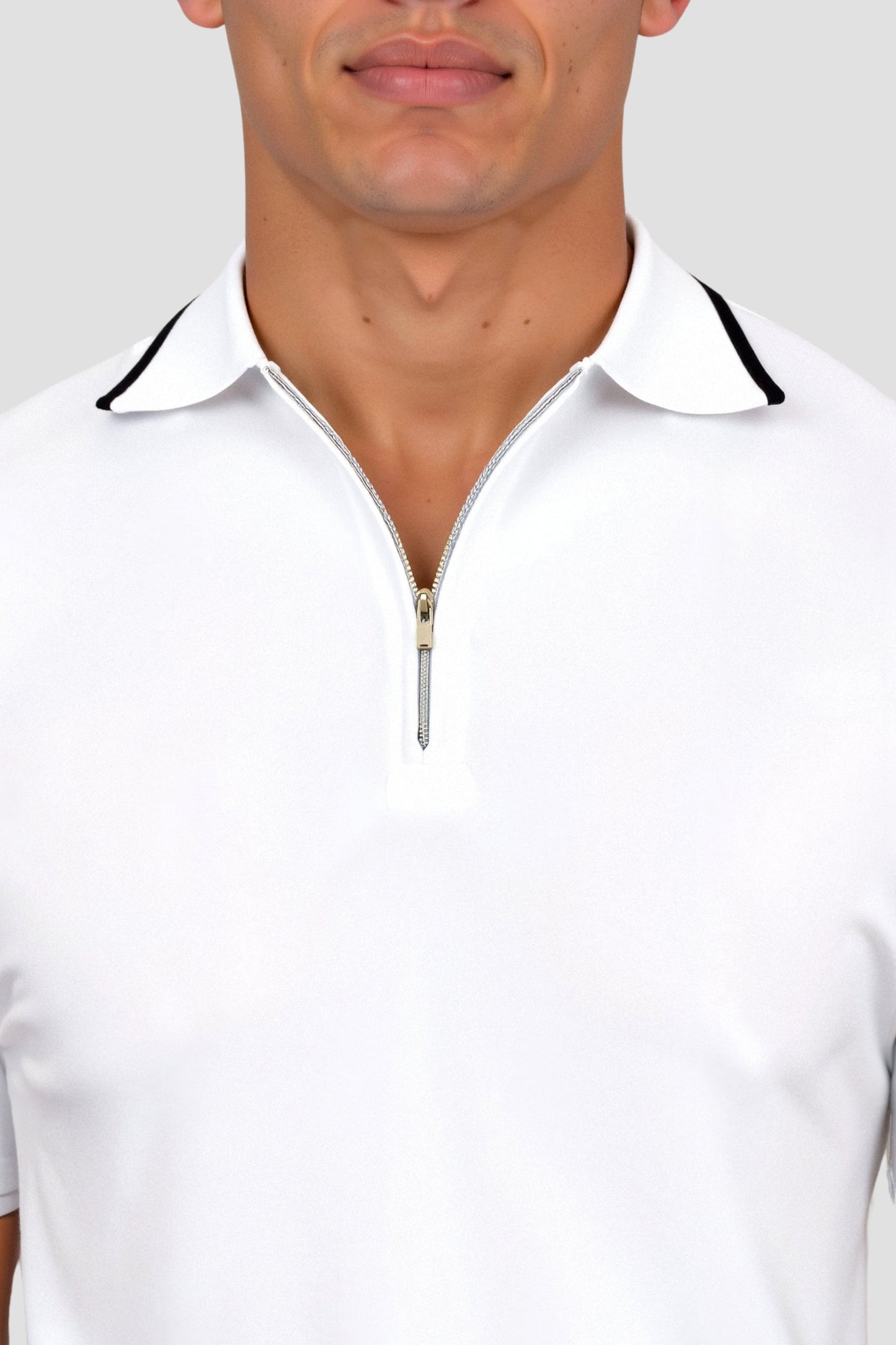 Klassisches Poloshirt Herren | Sportlich-elegantes Design mit Halber Reißverschluss | Vielseitig Kombinierbar für Jeden Anlass 3