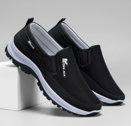 Komfort Sneaker Herren | Atmungsaktive Slip-Ons mit Weicher Sohle | Ideal für Alltag und Freizeit 0