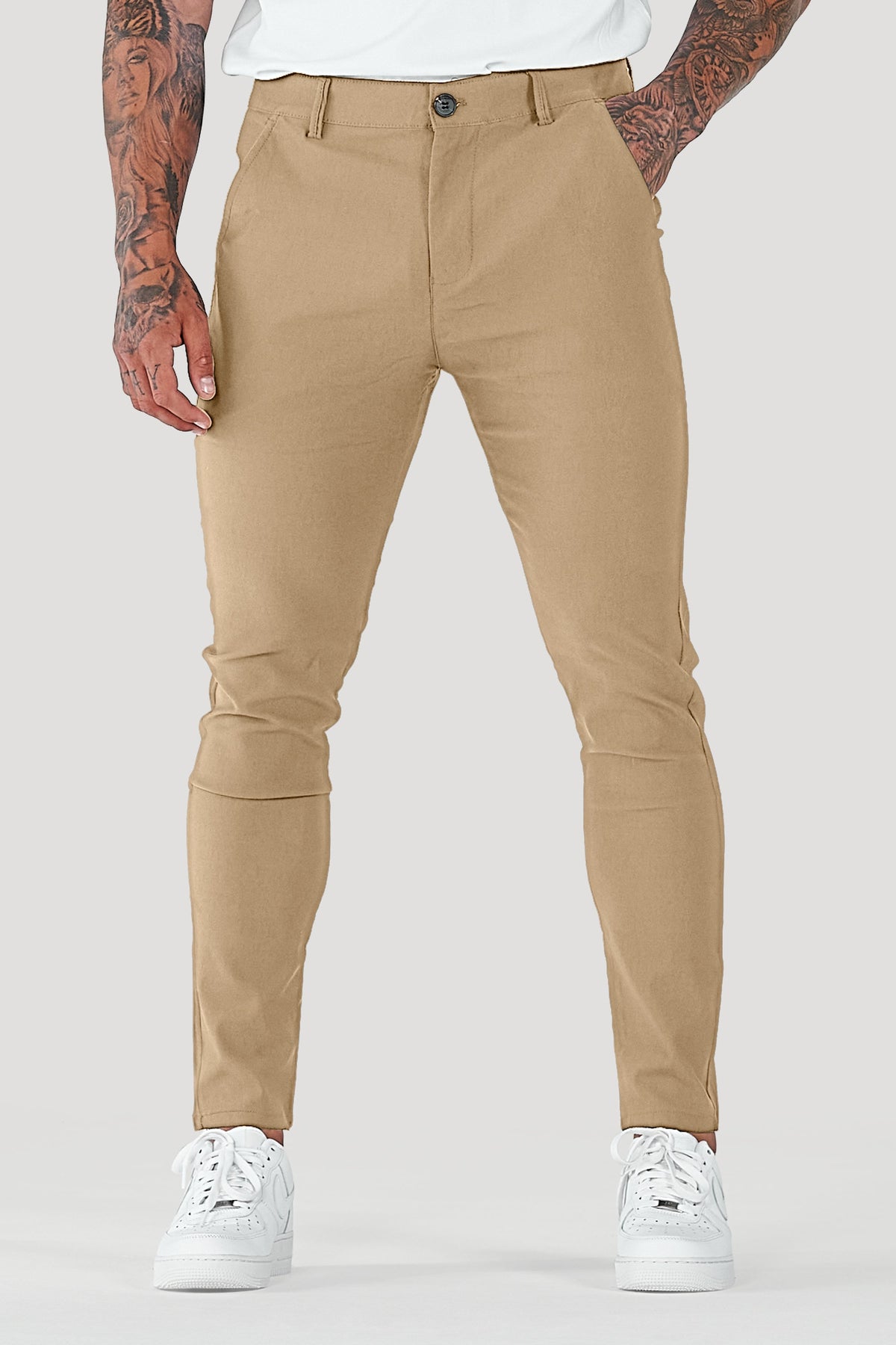 Herren Hose Slim Fit Freizeit schmaler Knöchel