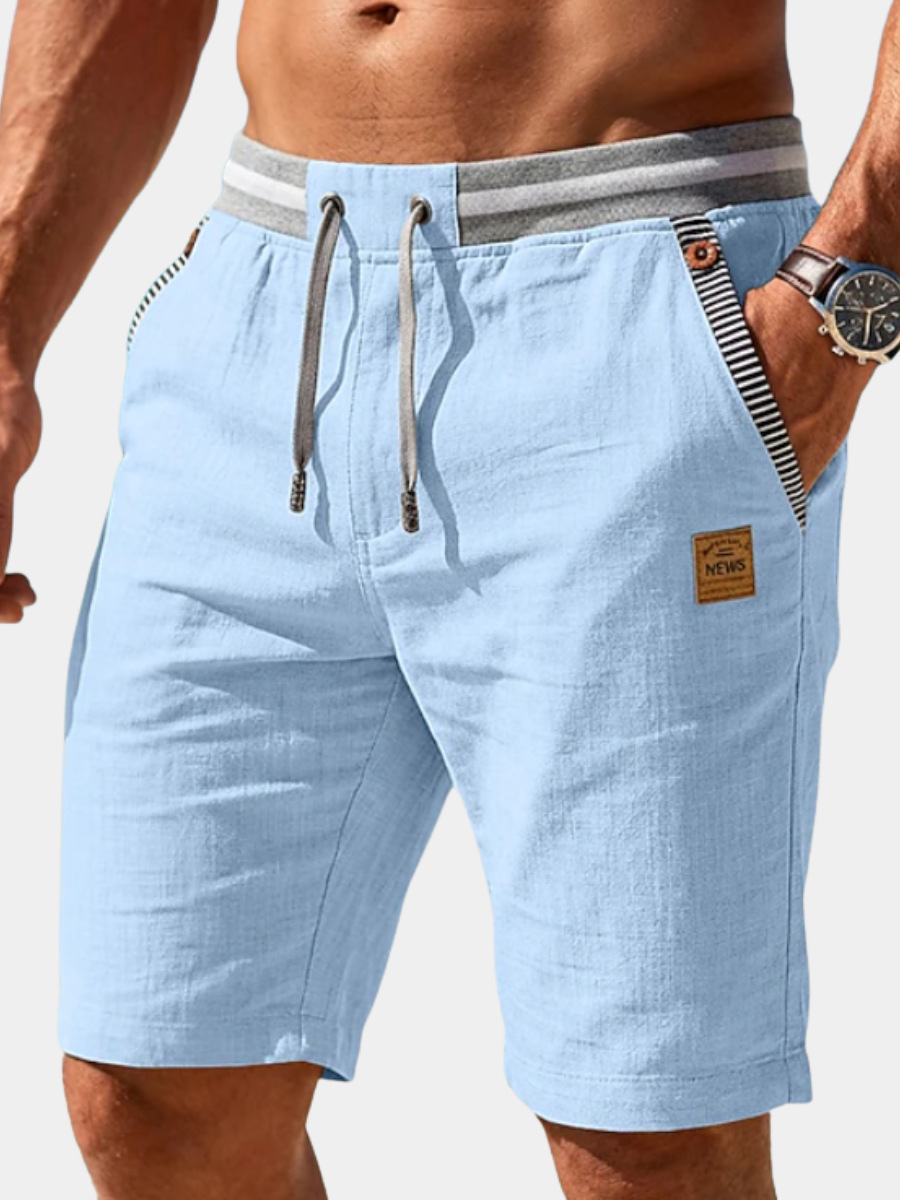 Hendrix | Herren Sommer Shorts Relaxed Fit Freizeit mit Kordelzug