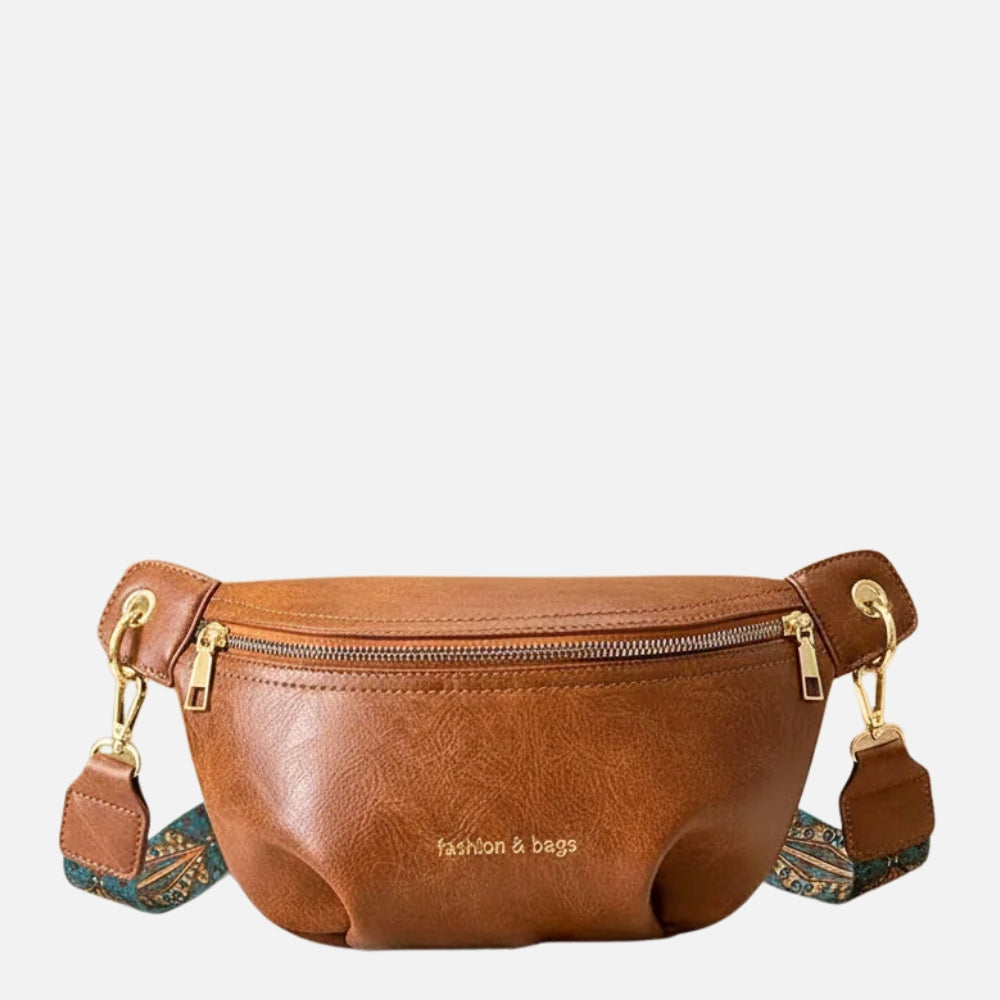 Damen Gürteltasche Vegan Leder Freizeit Verstellbar