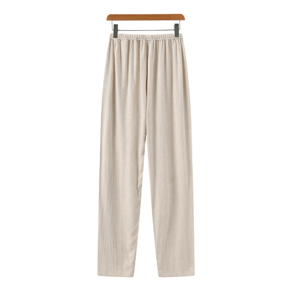 Leinenhose Damen | Slim Fit Hose aus Leinen mit Bequemer Passform | Ideal für Trendige Outfits 4