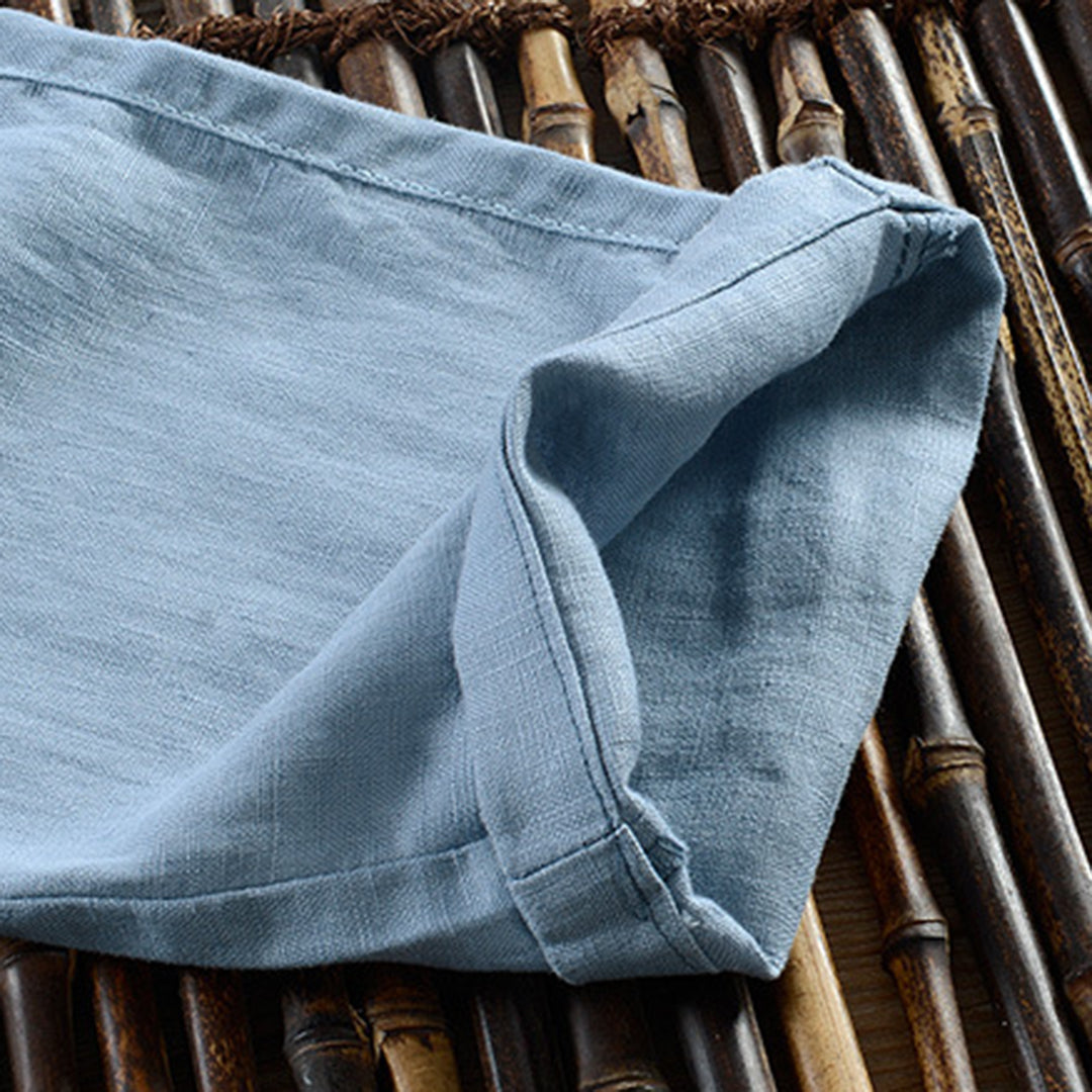 Leinenoptik | Kurze Hosen Herren mit Elastischem Bund | Atmungsaktive Sommermode für Lässigen Komfort 3