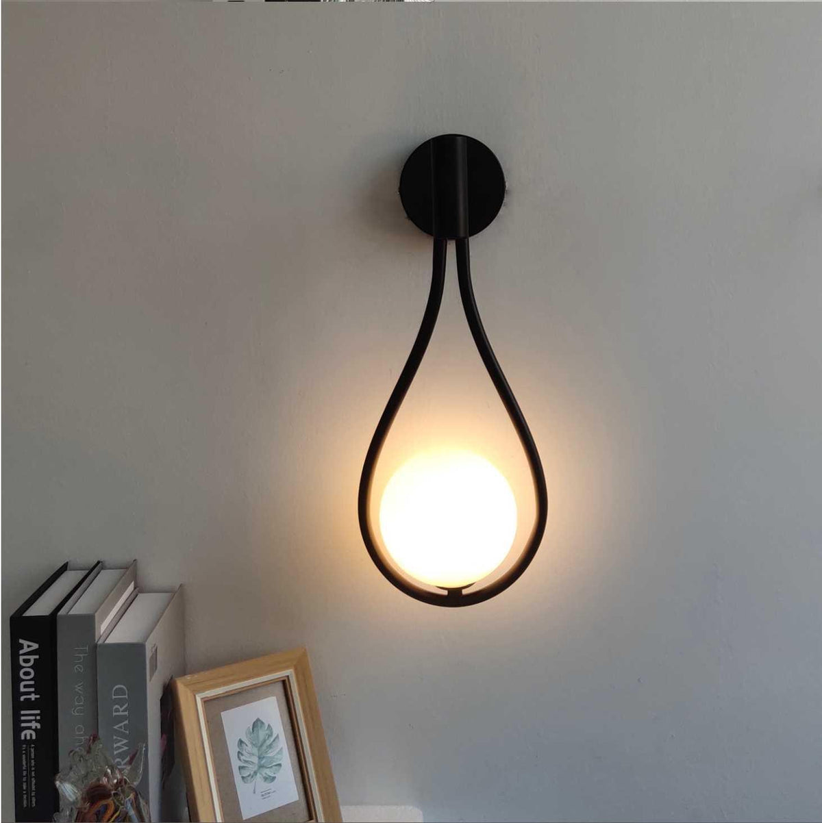 Wandleuchte Skandinavisch Minimalistisch Wohnzimmer Schwarz Gold