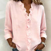 Damen Rüschenshirt V-Ausschnitt Regular Fit Freizeit Elegant