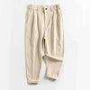 Knöchellange Herrenhose mit Falten - Lässiger Sommerlook für Herren