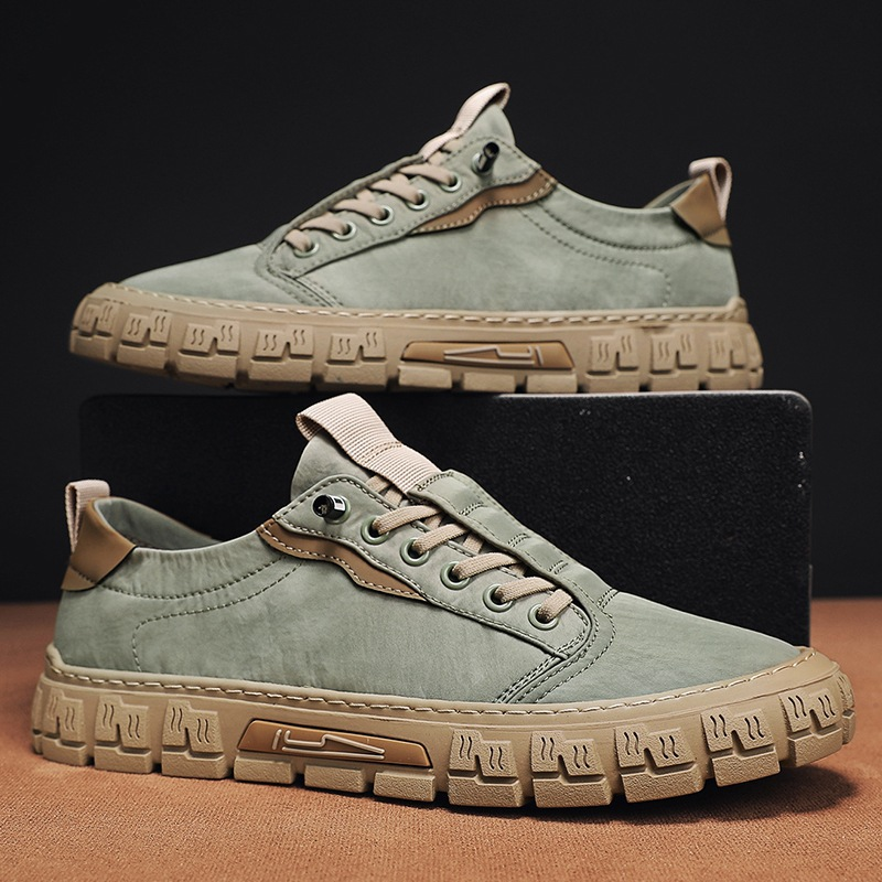 Sneaker Herren Regular Fit Freizeit samtartiges Canvas
