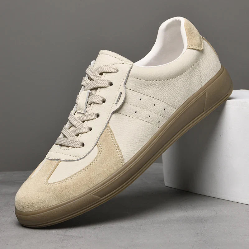 Sneaker Herren Slim Fit Casual aus veganem Leder